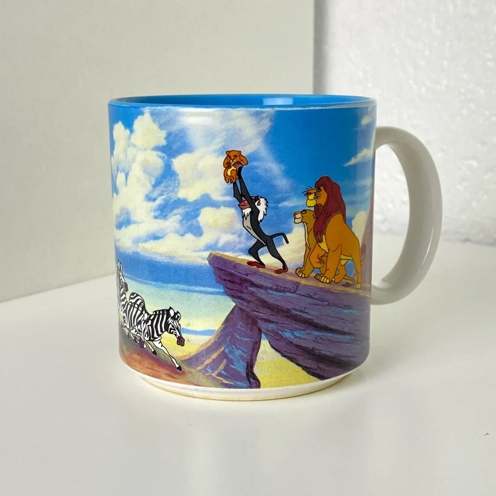 Disney Store Coffee Mug Lion King Simba Pride Rock